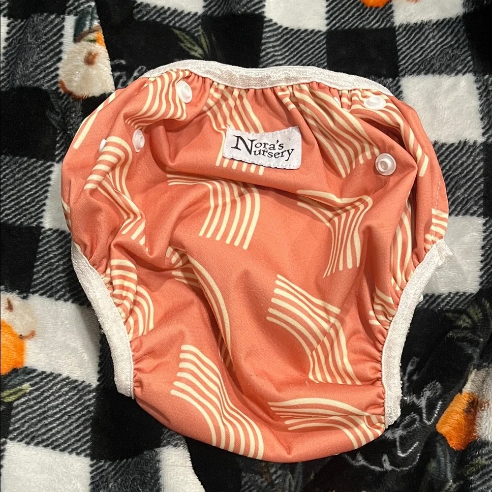 B51 Neutral Nora’s Nursery Cloth Diaper Cover— EUC